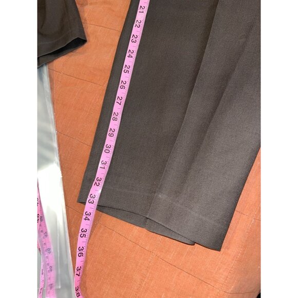 Givenchy Mens Brown Pleated Dress Pants Size  40 - Picture 6 of 8